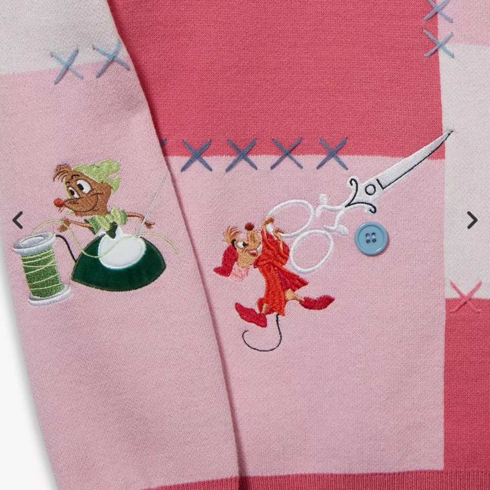 Disney Pink Patchwork Sweater - image 3